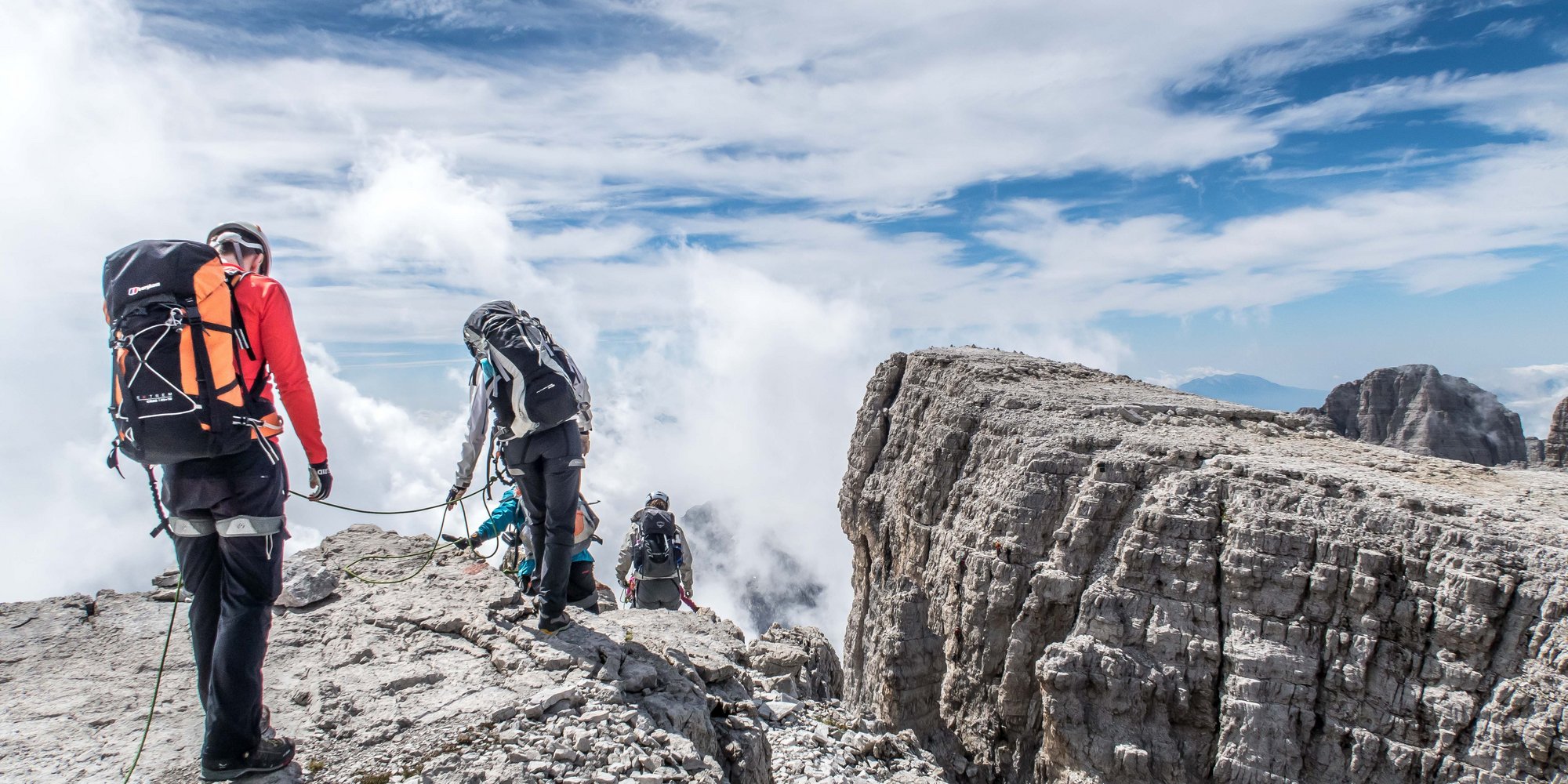 via ferrata e trekking organizzati con guida trentino