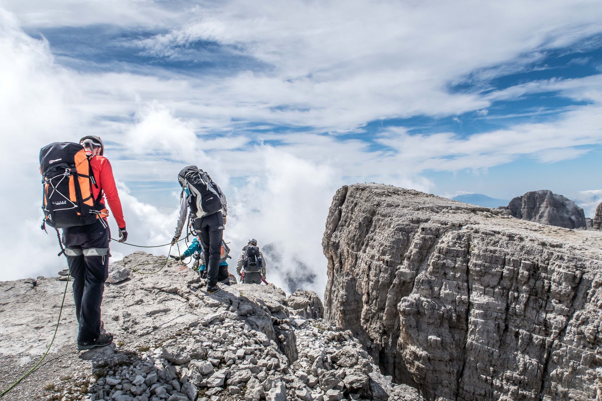 via ferrata e trekking organizzati con guida trentino